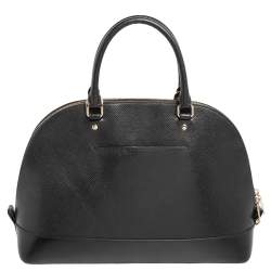 Pre Owned Coach Black Leather Sierra Satchel