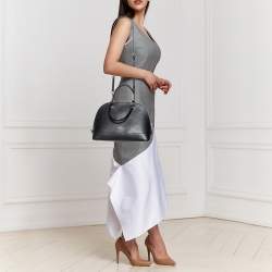 Pre Owned Coach Black Leather Sierra Satchel