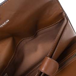 مملوكة مسبقًا Coach Brown Leather Convertible Trifold Wallet