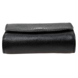 Coach Black Leather Accordion Card Case