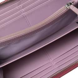 Slim Accordion Zip Wallet - Coach - Pink - Leather