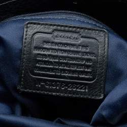 Pre Owned Coach Black Leather Edie 31 Shoulder Bag