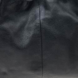 Pre Owned Coach Black Leather Edie 31 Shoulder Bag