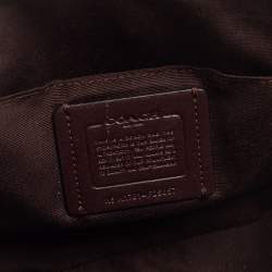 مملوكة مسبقًا Coach Black Flower Patent and Leather Mini Sierra Satchel