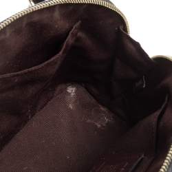 مملوكة مسبقًا Coach Black Flower Patent and Leather Mini Sierra Satchel