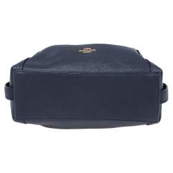 Pre Owned حقيبة ساتشل كوتش إيدي 28 جلد أزرق داكن