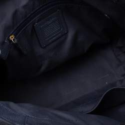 Pre Owned حقيبة ساتشل كوتش إيدي 28 جلد أزرق داكن