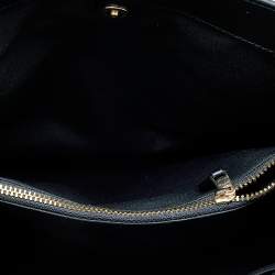 Coach Brown/Black Signature Coated Canvas and Leather Minetta Satchel
