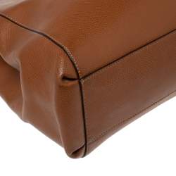 Coach Tan Leather Christie Carryall Shoulder Bag