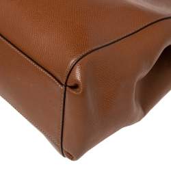Coach Tan Leather Christie Carryall Shoulder Bag