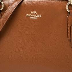 Coach Tan Leather Christie Carryall Shoulder Bag