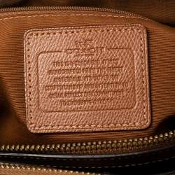 Coach Tan Leather Christie Carryall Shoulder Bag