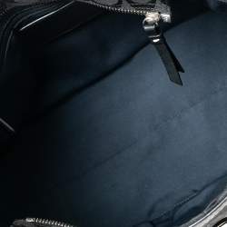 Coach Black Signature Canvas and Leather Hampton Tote