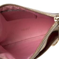Pre Owned Coach Beige Signature Coated Canvas and Leather Heritage Swingpack Crossbody Bag