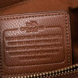 Pre Owned Coach Brown Leather Small Margot Carryall Satchel