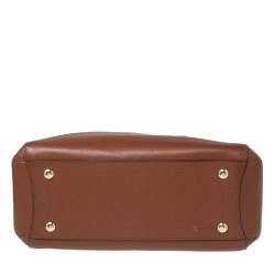 Pre Owned Coach Brown Leather Small Margot Carryall Satchel