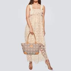 Coach Beige/Tan Signature Canvas Bleecker Tote