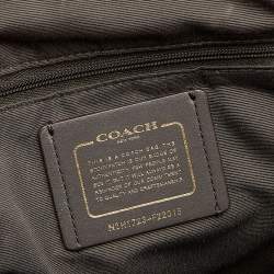 Pre Owned Coach Metallic Gold Leather Mini Sierra Satchel