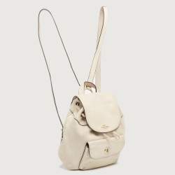 Coach Off White Leather Mini Billie Backpack