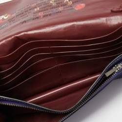 Pre Owned Coach x Disney Purple/Black Leather A Dark Fairy Tale Sleepy Crossbody Bag