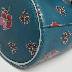 Coach Multicolor Printed Coated Canvas Wristlet Bucket Bag