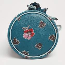 Coach Multicolor Printed Coated Canvas Wristlet Bucket Bag