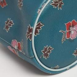 Coach Multicolor Printed Coated Canvas Wristlet Bucket Bag