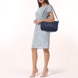 مملوكة مسبقًا حقيبة ساتشل كوتش ذكرى 70 ماديسون نايلون مبطن أزرق كحلي 