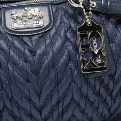 مملوكة مسبقًا حقيبة ساتشل كوتش ذكرى 70 ماديسون نايلون مبطن أزرق كحلي 