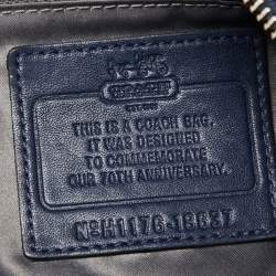 مملوكة مسبقًا حقيبة ساتشل كوتش ذكرى 70 ماديسون نايلون مبطن أزرق كحلي 