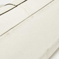 Pre Owned Coach White Leather Penelope Tote