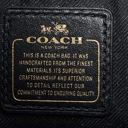 Pre Owned حقيبة يد كوتش سواغر جلد سوداء 