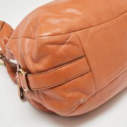 Pre Owned Coach Brown Leather Madison Hobo