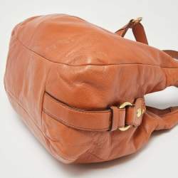 Pre Owned Coach Brown Leather Madison Hobo