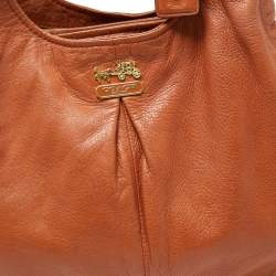 Pre Owned Coach Brown Leather Madison Hobo