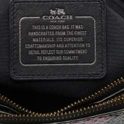 Coach Multicolor Python Embossed Leather Crosby Crossbody Bag