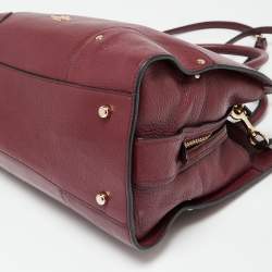 Coach Burgundy Leather Mercer 30 Satchel