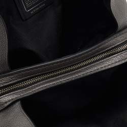 Pre Owned Coach Grey Leather Edie Shoulder Bag