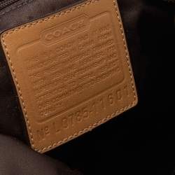 مملوكة مسبقًا Coach Beige/Brown Signature Canvas And Leather Hobo