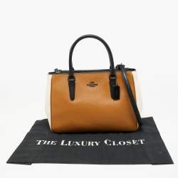 Pre Owned حقيبة يد توتس كوتش كاريال جلد ثلاثي اللون