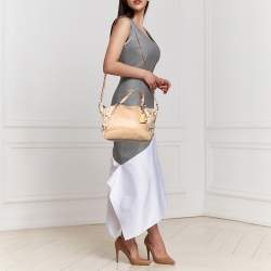 Coach Multicolor Python Embossed and Leather Small Kelsey Satchel