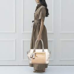 Pre Owned Coach Multicolor Leather Legacy Candace Tote