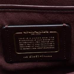 Pre Owned Coach Multicolor Scallop Studded Leather Parker Shoulder Bag