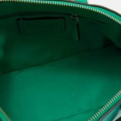 Pre Owned Coach Green Leather Sierra Satchel