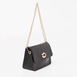 Pre Owned حقيبة كروس كوتش جلد أس ود بقفل دوار وسلسلة