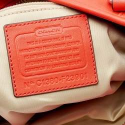 Pre Owned Coach Red Leather Legacy Shoulder Bag