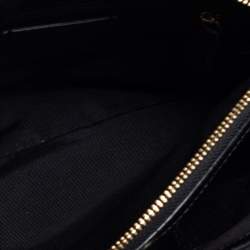 Pre Owned Coach Black Leather Mini Christie Carryall Satchel