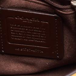 Coach Mustard Leather Bowery Chain Shoulder Bag
