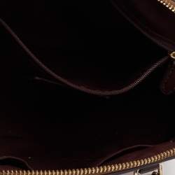 Coach Tri Color Signature Coated Canvas and Leather Mini Sierra Satchel