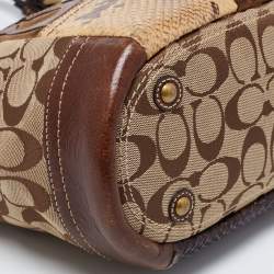 Coach Multicolor Canvas and Leather Patchwork Tote
